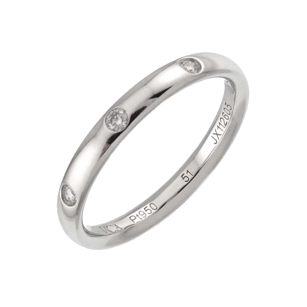 Tendrement Etoiles Ring Diamond Pt size51 5.5-5.75(US)