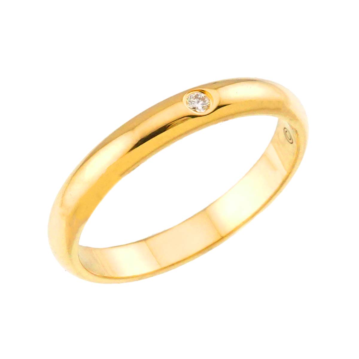 1895 Classic Diamond 1P Ring 18K YG 750 Size47 4(US)