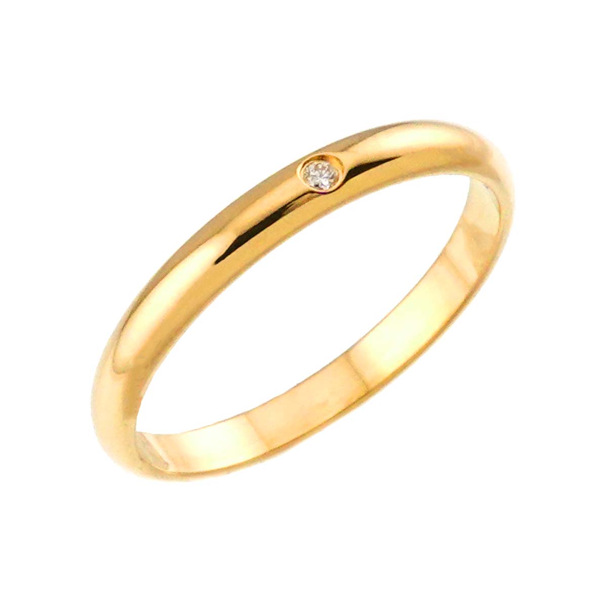 1895 Classic Diamond 1P Ring 18K YG 750 Size57 7.75-8(US)