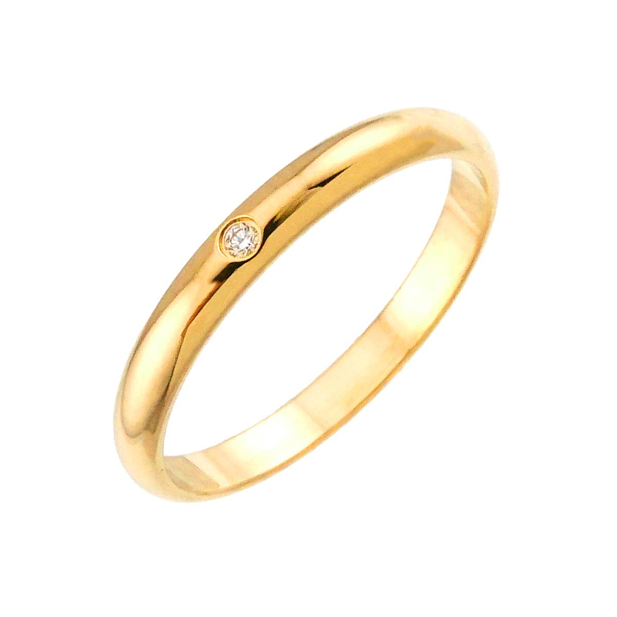 1895 Classic Diamond 1P Ring 18K YG 750 Size57 7.75-8(US)
