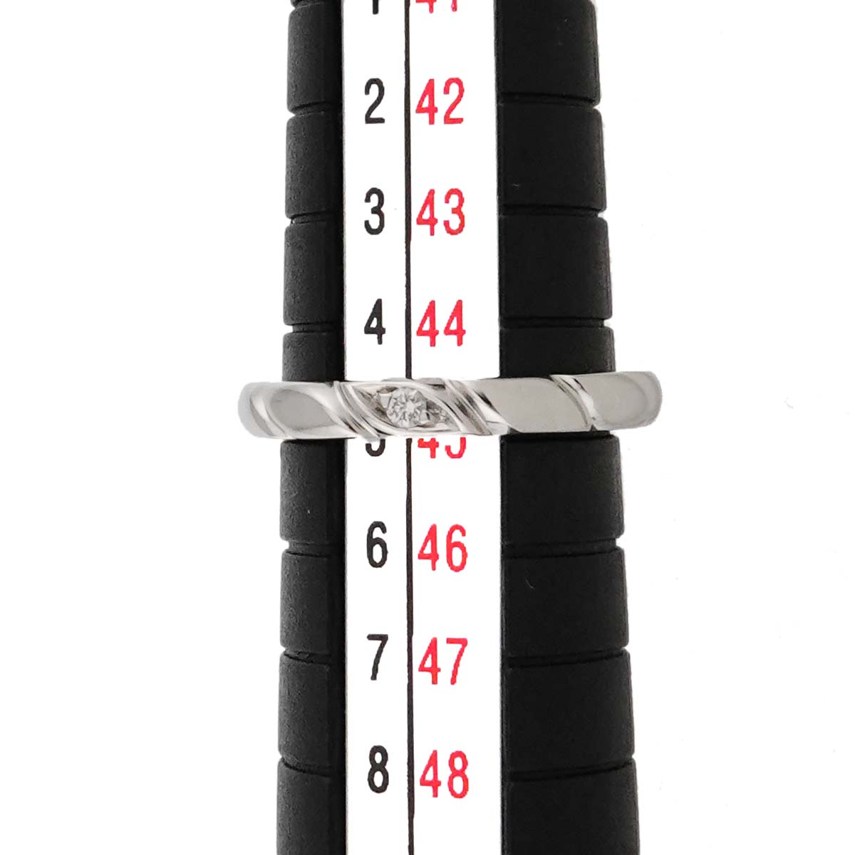 Torsade Diamond 1P Ring Platinum size45 3.25(US)