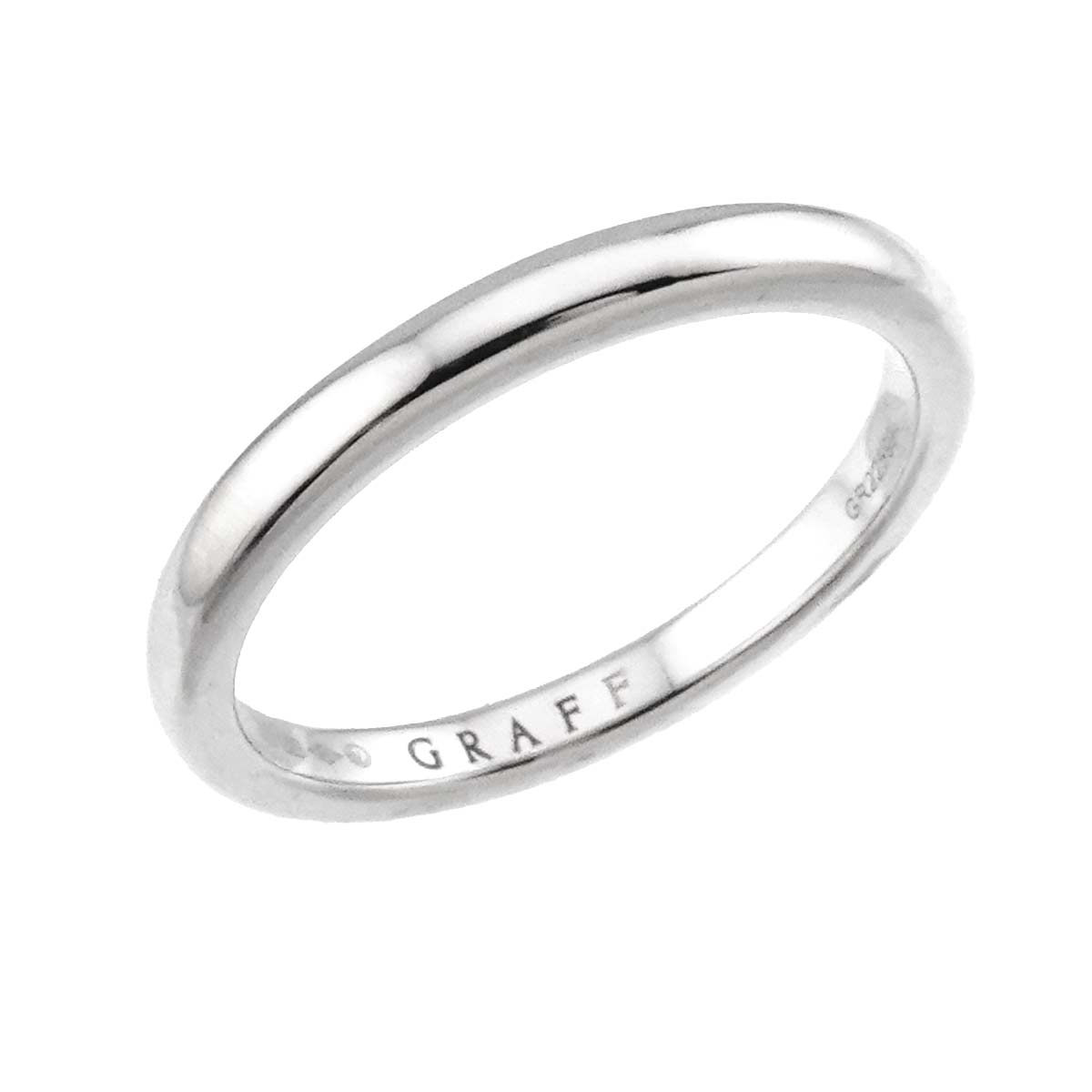 Shape Band Ring Pt Platinum Size6-6.25(US)