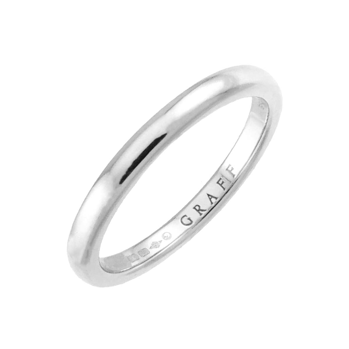 Shape Band Ring Pt Platinum Size6-6.25(US)