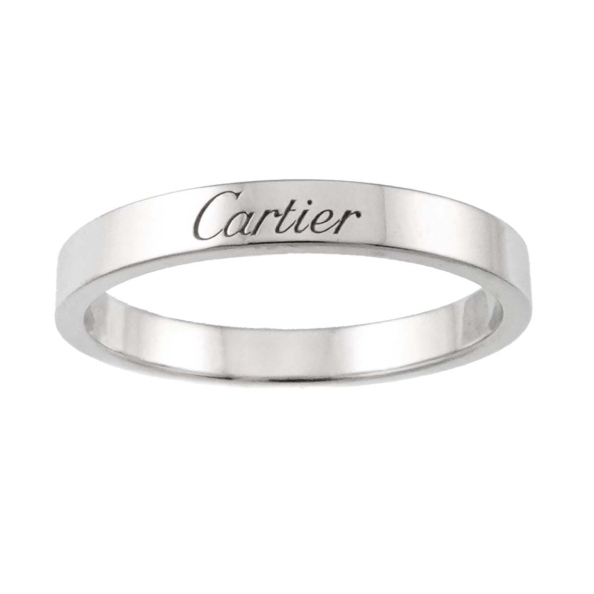 C de Ring Platinum size61 9-9.5(US)