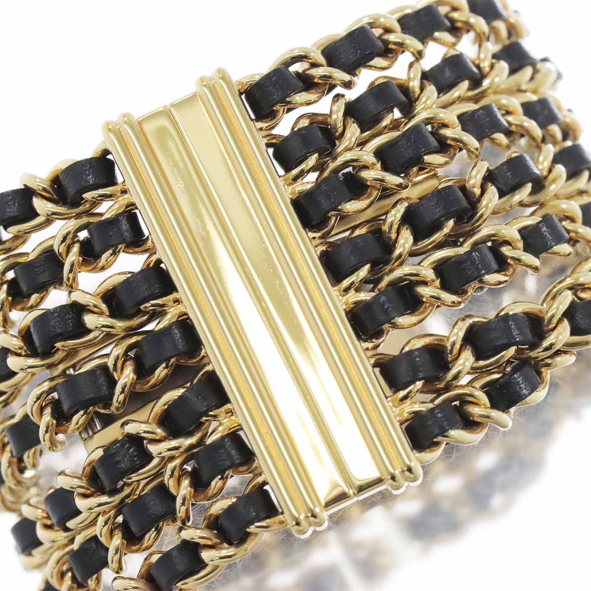 Premiere Cuff Size M H9861 Quartz Black Dial Ladies Watch