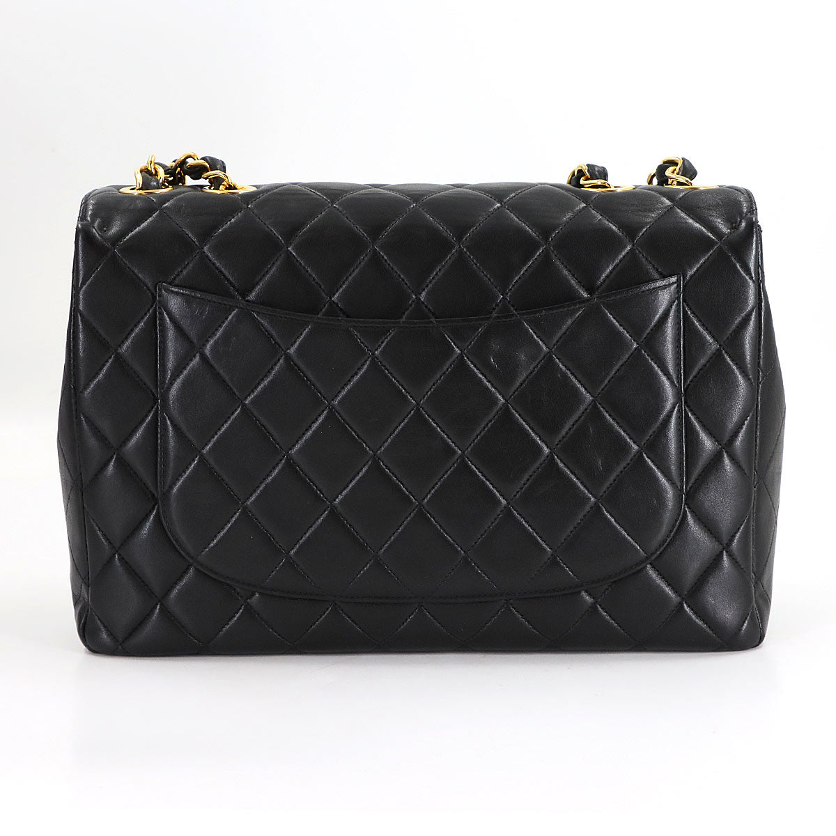 Matelasse 30 Chain Shoulder Bag Leather Black A04412