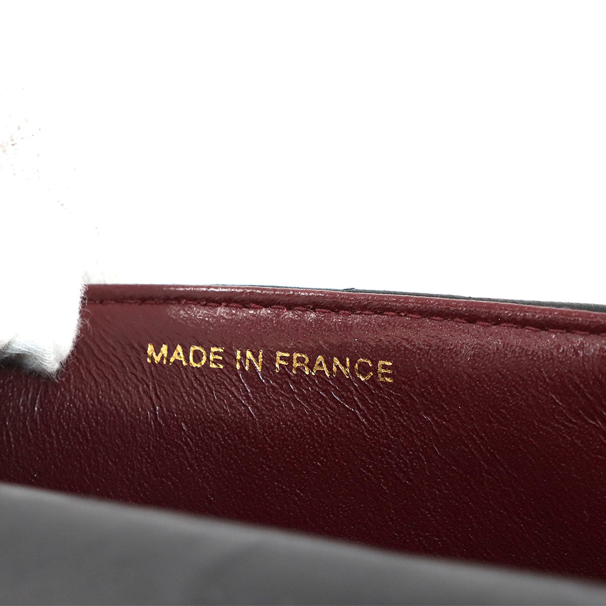 Matelasse 30 Chain Shoulder Bag Leather Black A04412