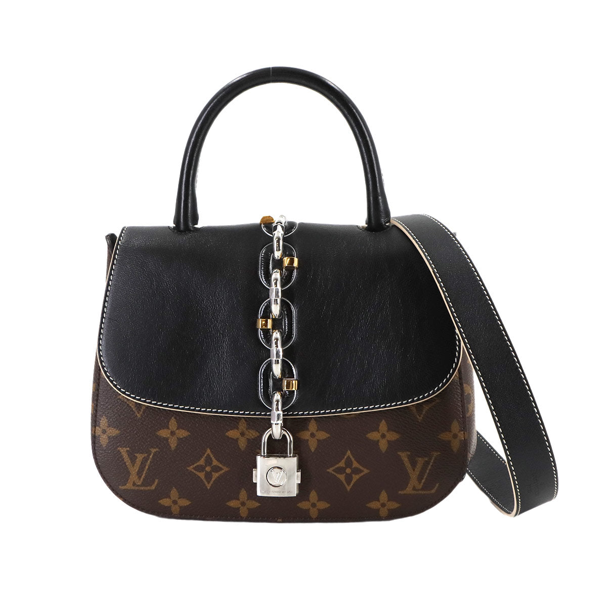 Monogram Chain It PM Hand Shoulder Bag Leather M44115
