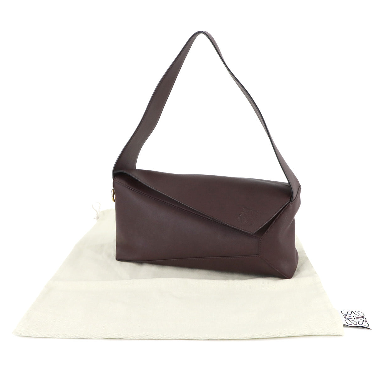Pazzle Hobo Shoulder Bag Leather Bordeaux A510J67X01 Purse