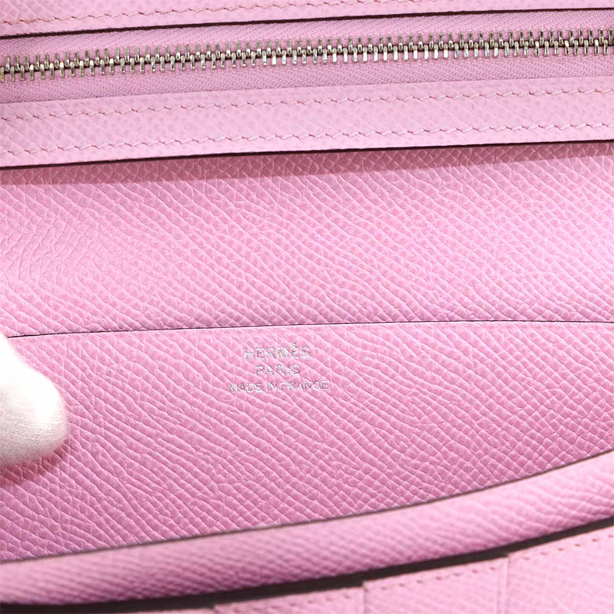 Bearn Soufflet Verso Long Wallet Epsom Chai Mauve sylvestre