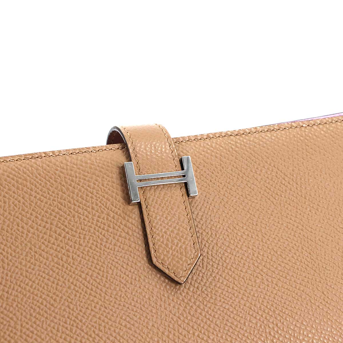 Bearn Soufflet Verso Long Wallet Epsom Chai Mauve sylvestre