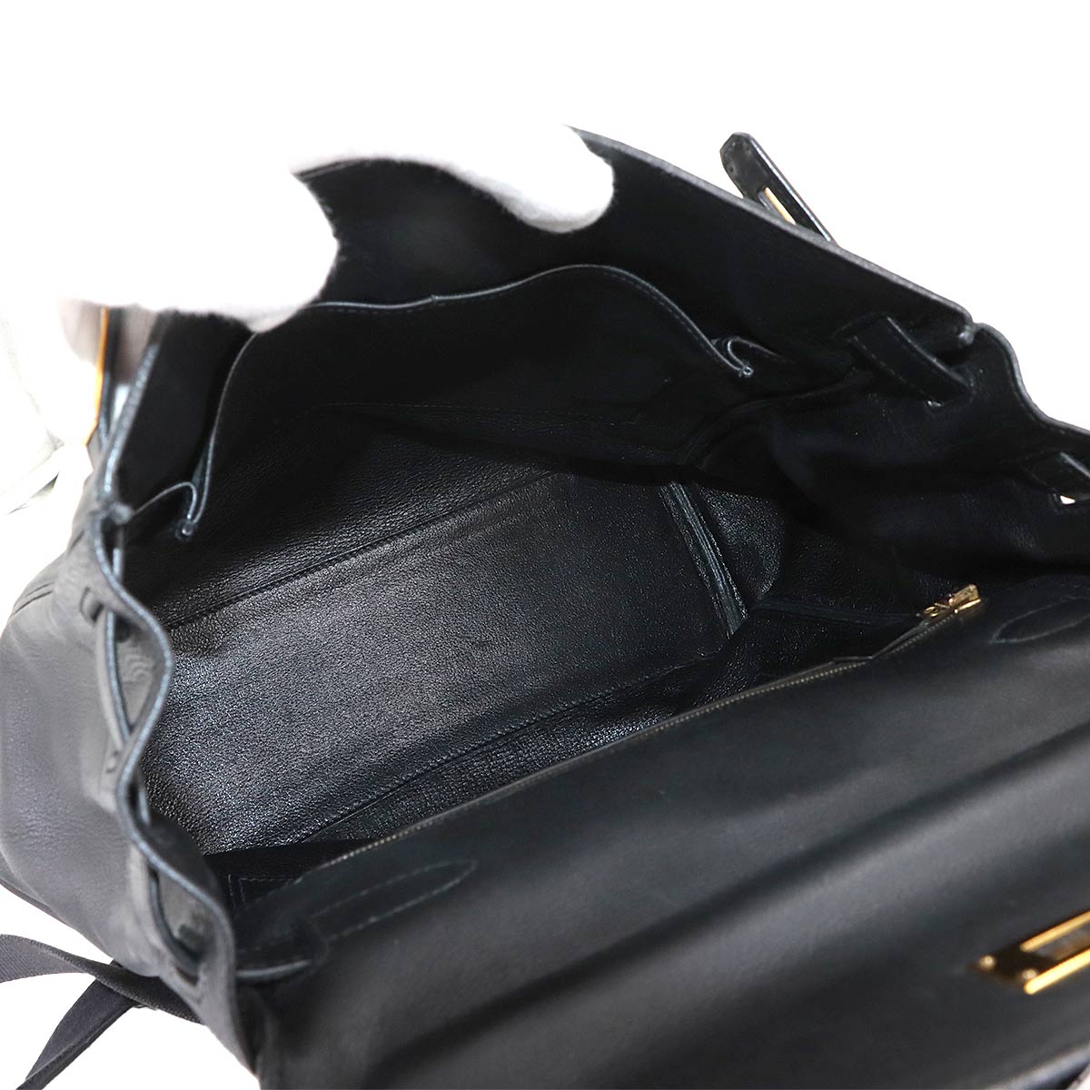 Kelly Ad GM Backpack Veau Gulliver Black Purse