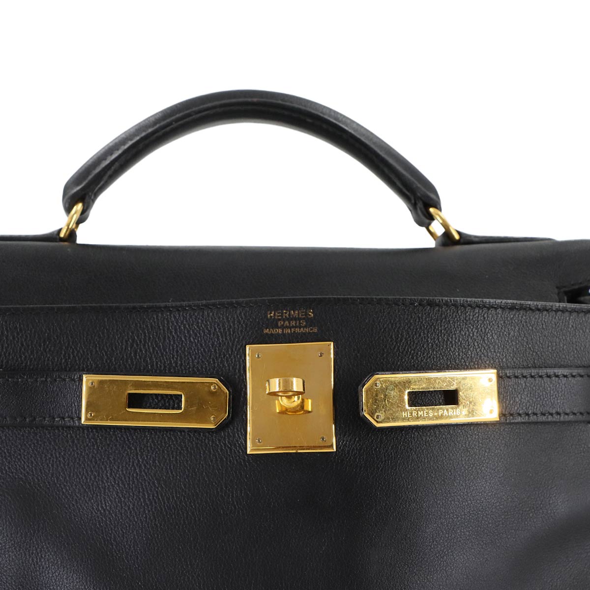 Kelly Ad GM Backpack Veau Gulliver Black Purse