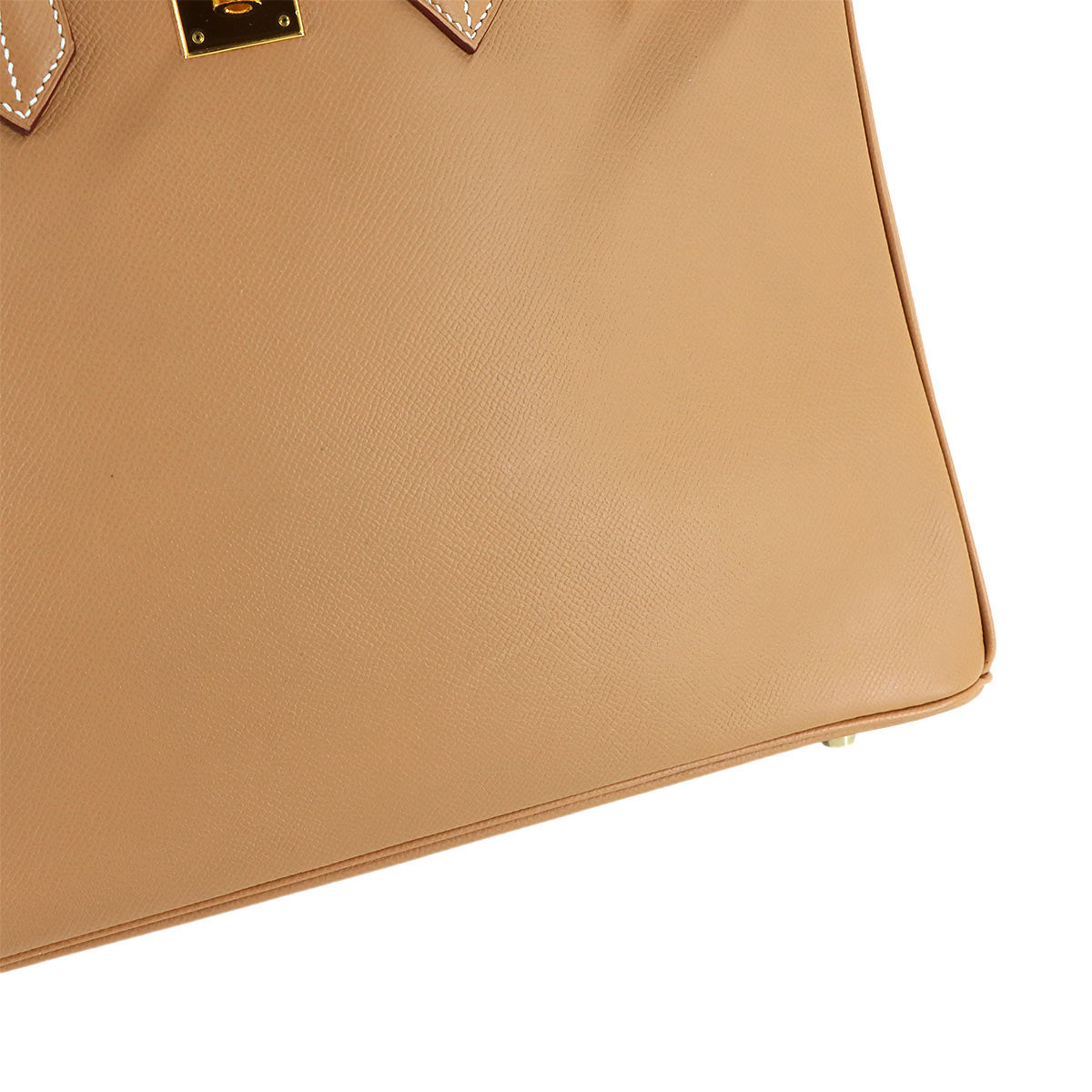 Birkin 35 Couchevel Epsom Natural Hand Bag Brown Purse