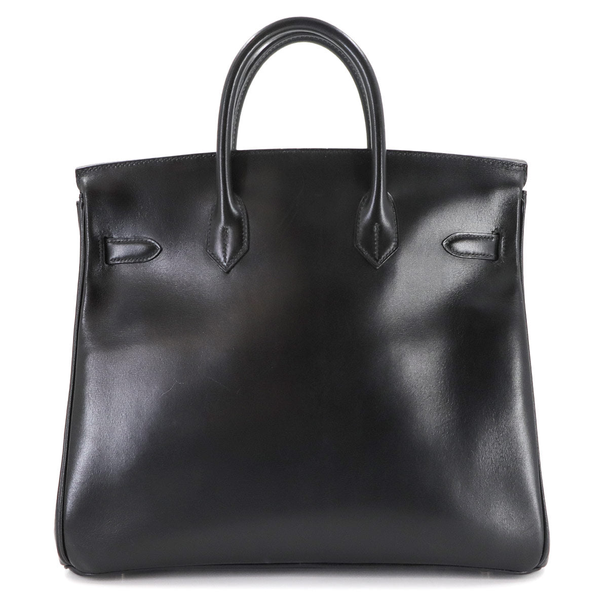 Haut a Courroies 32 Box calf Black Hand Bag Purse