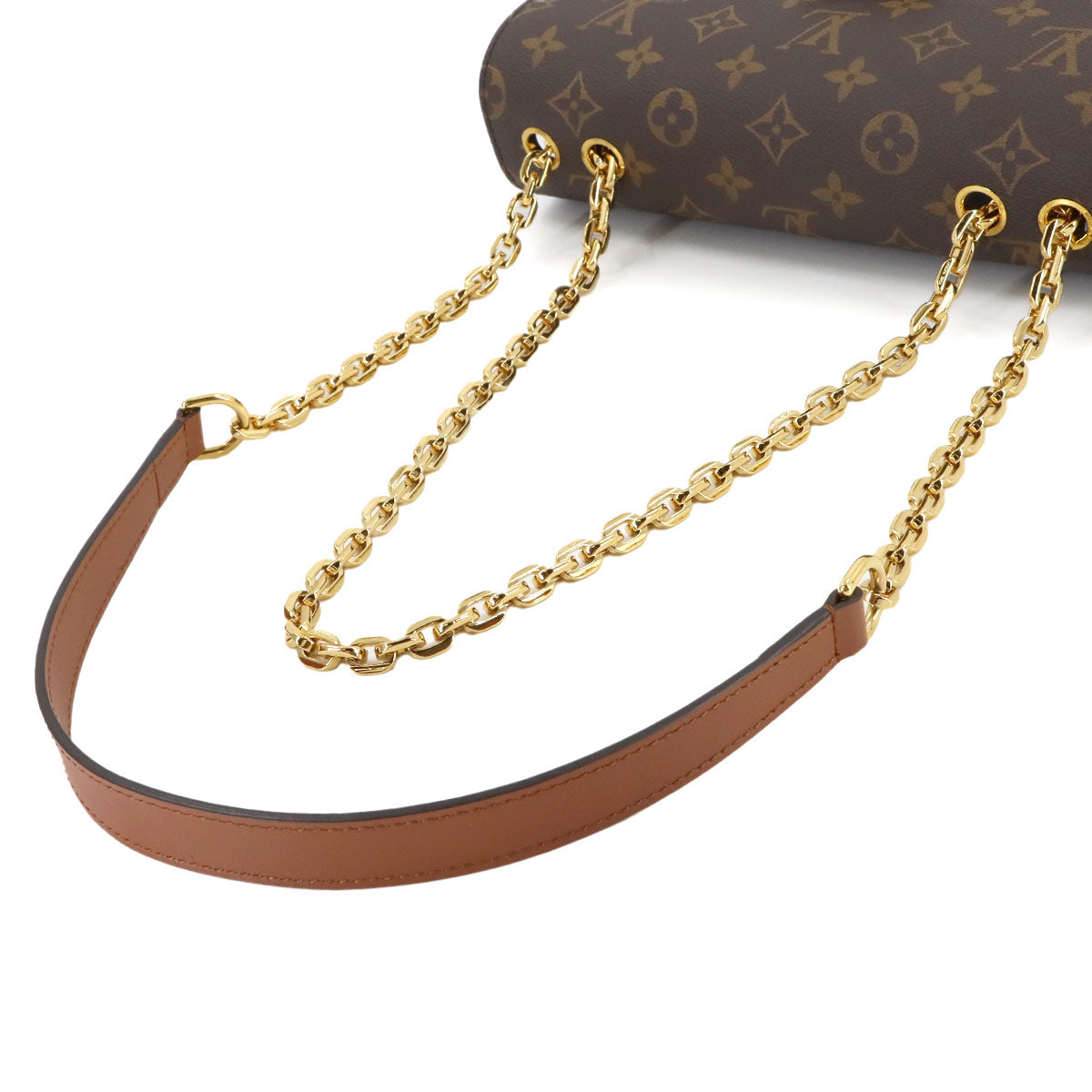 Monogram Marceau Chain Shoulder Bag Caramel M46127 Purse