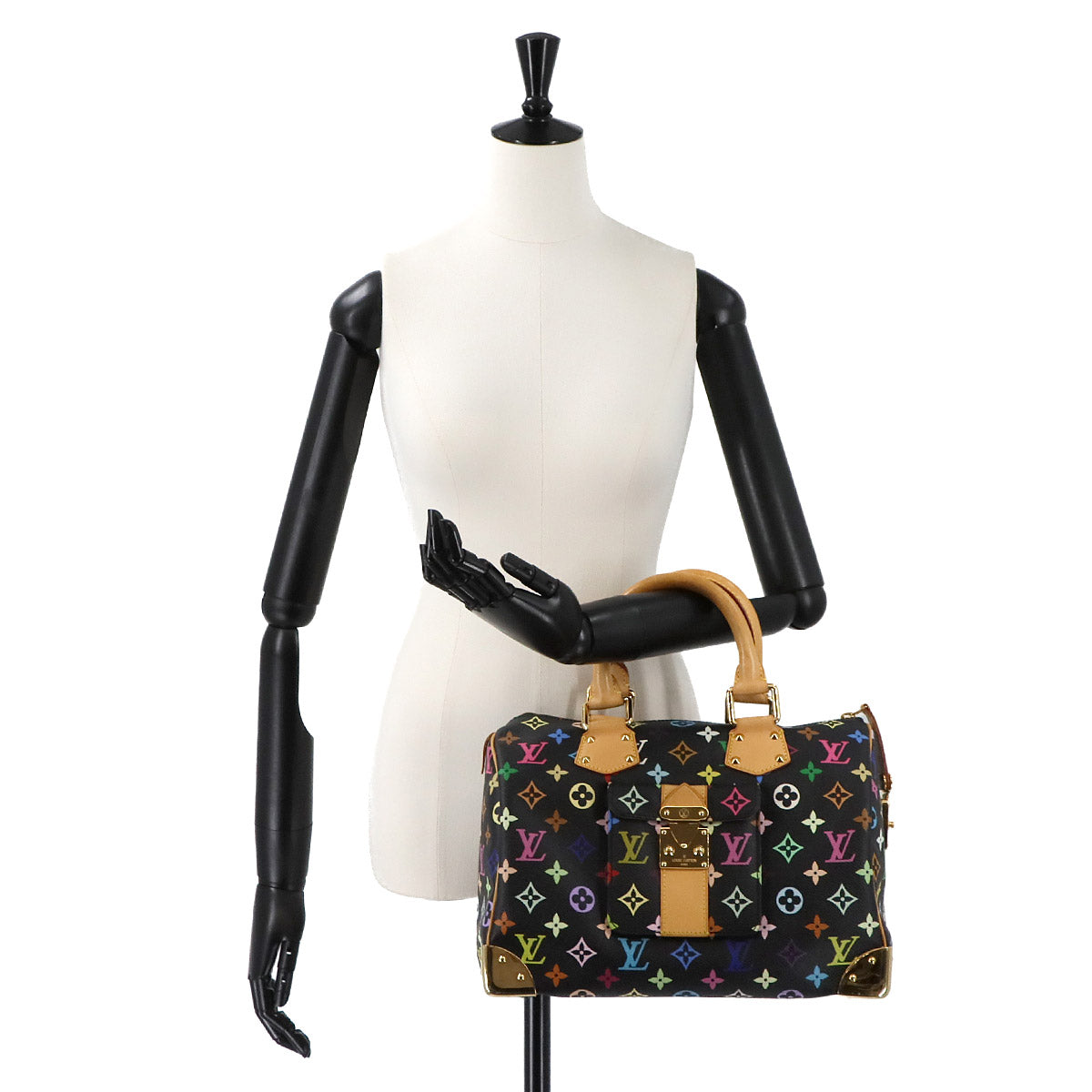 Monogram Multicolor Speedy 30 Hand Bag Noir M92642