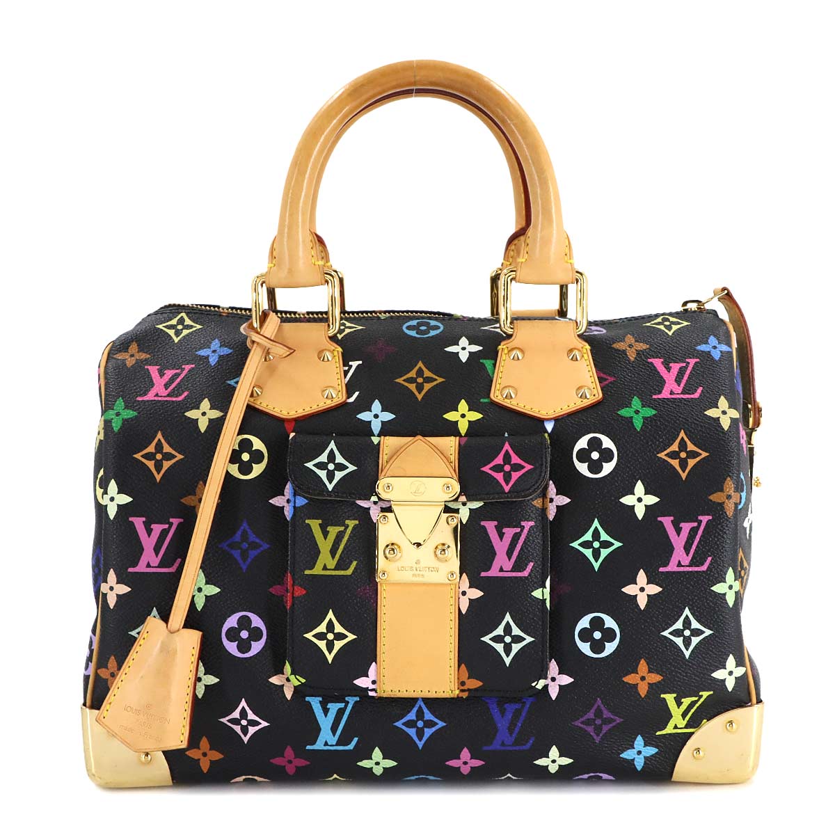 Monogram Multicolor Speedy 30 Hand Bag Noir M92642