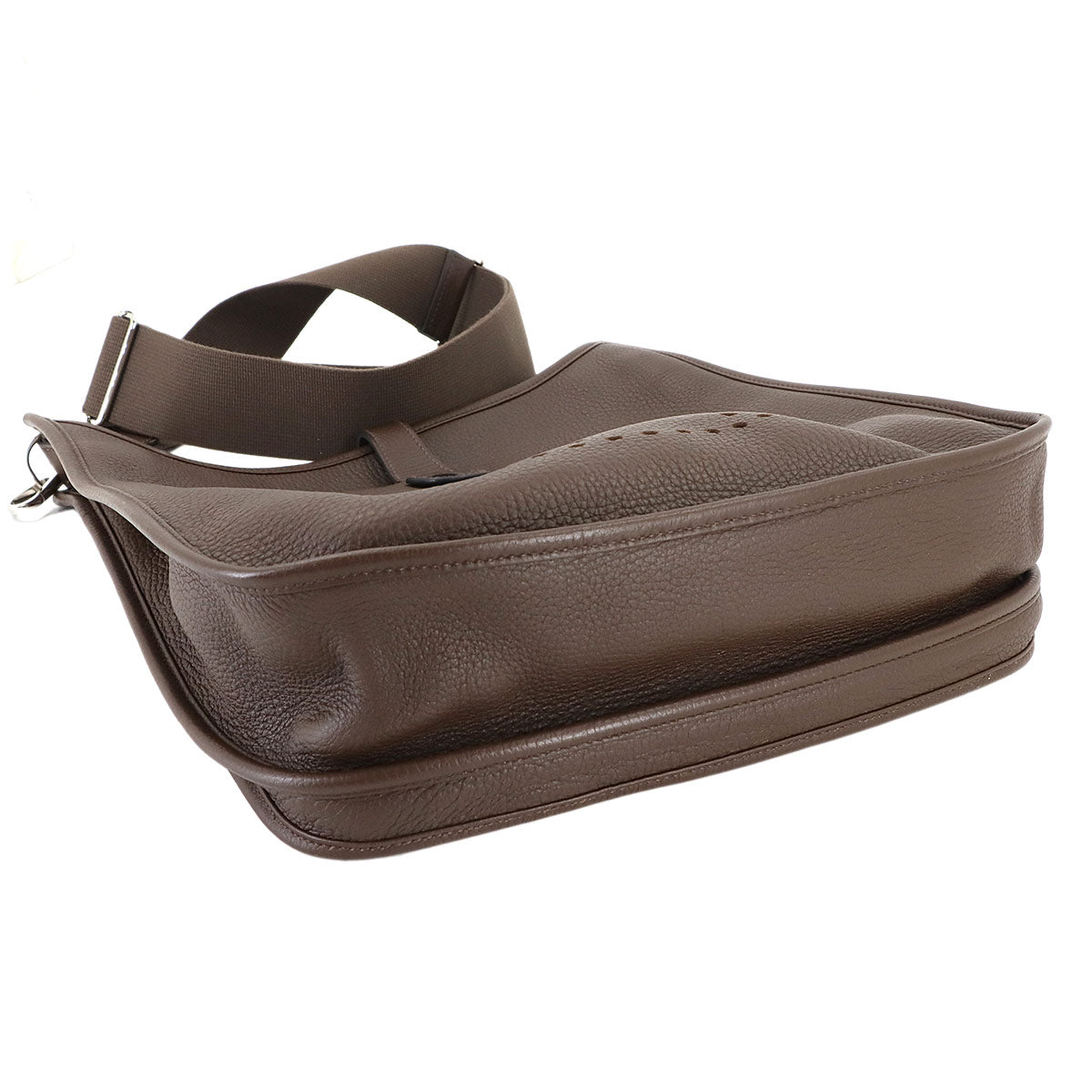 Everlyne 3 PM Shoulder Bag Taurillon Clemence Chocolat