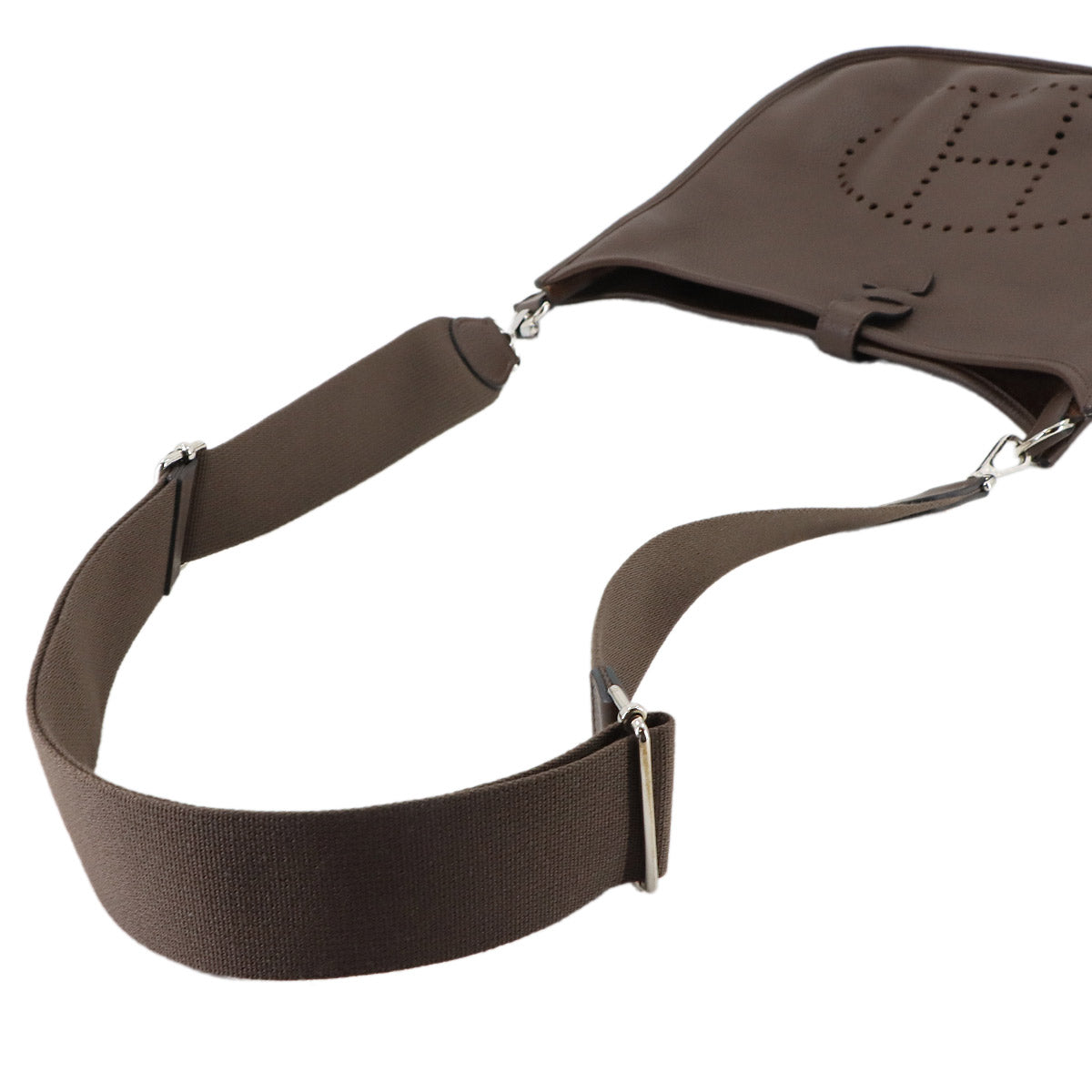 Everlyne 3 PM Shoulder Bag Taurillon Clemence Chocolat