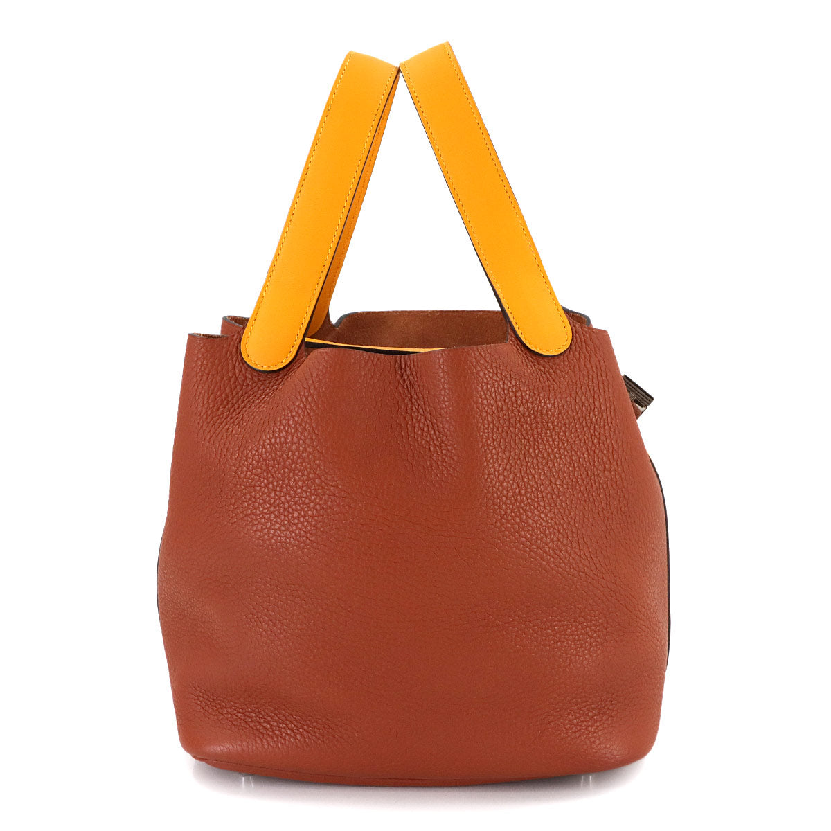 Picotin Lock Touch MM Hand Bag Taurillon Clemence Cuivre