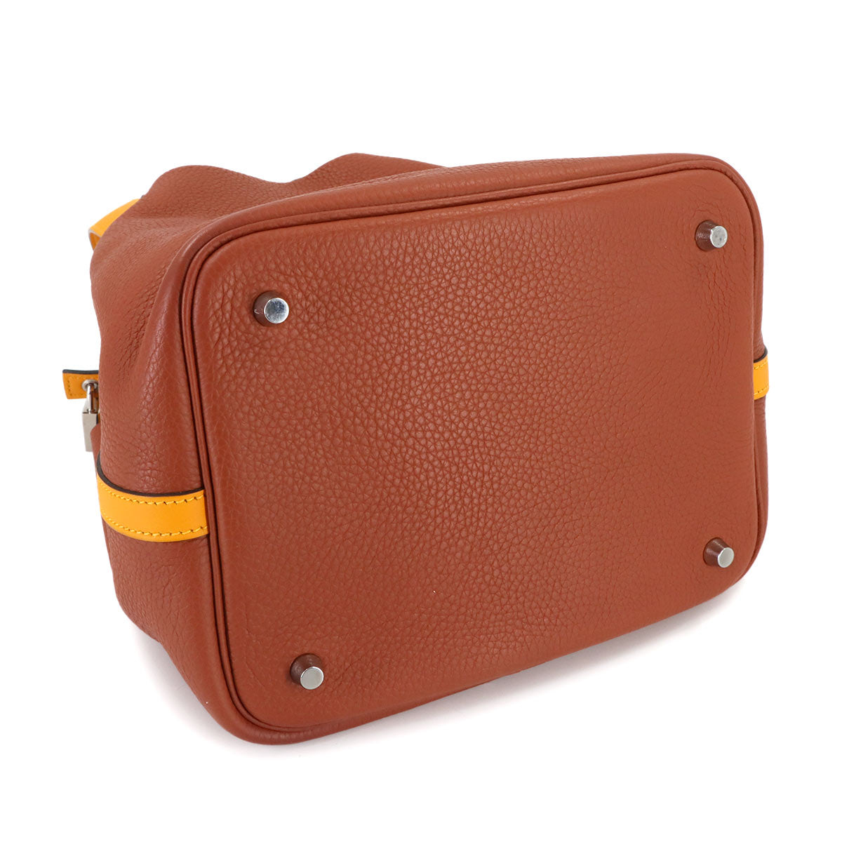 Picotin Lock Touch MM Hand Bag Taurillon Clemence Cuivre