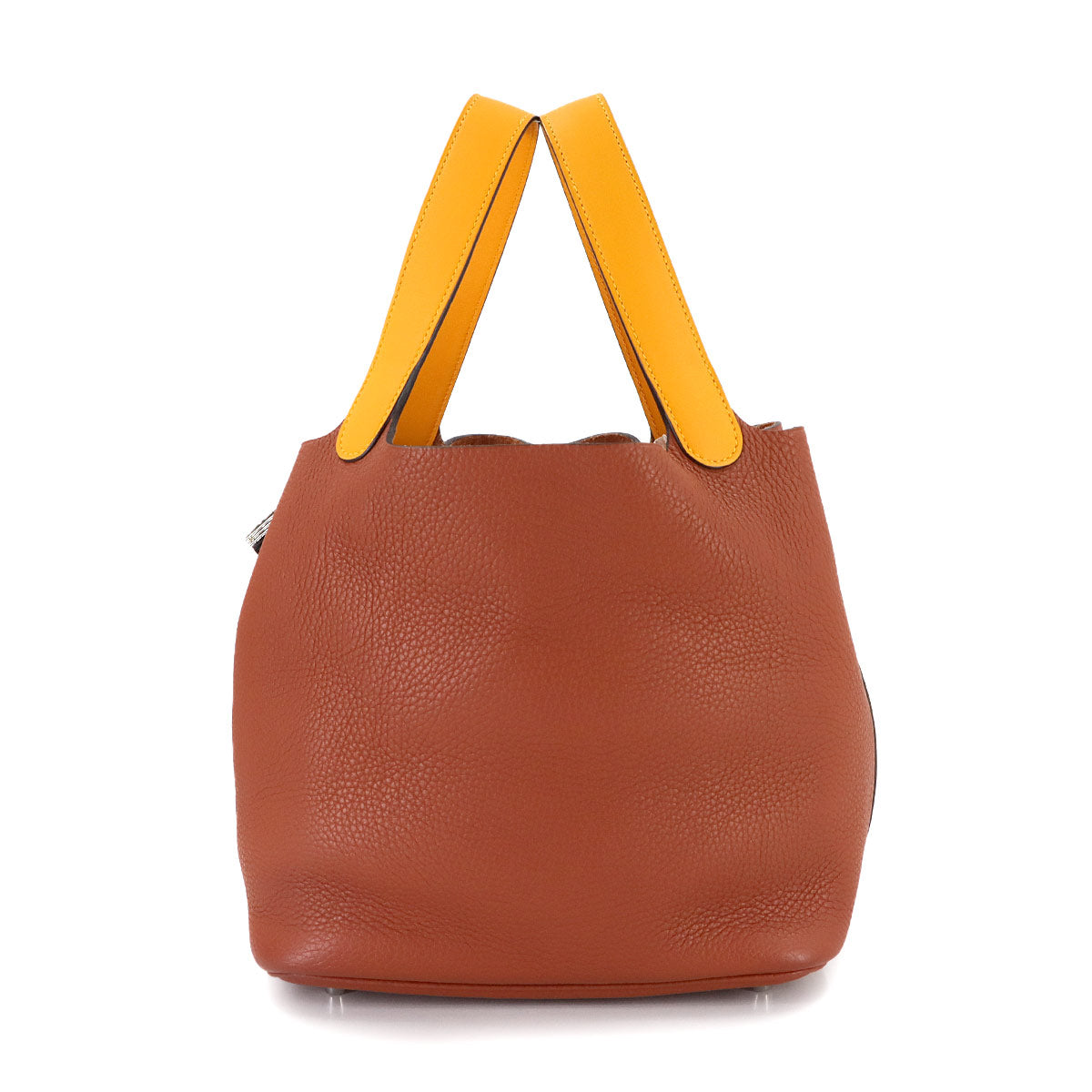 Picotin Lock Touch MM Hand Bag Taurillon Clemence Cuivre