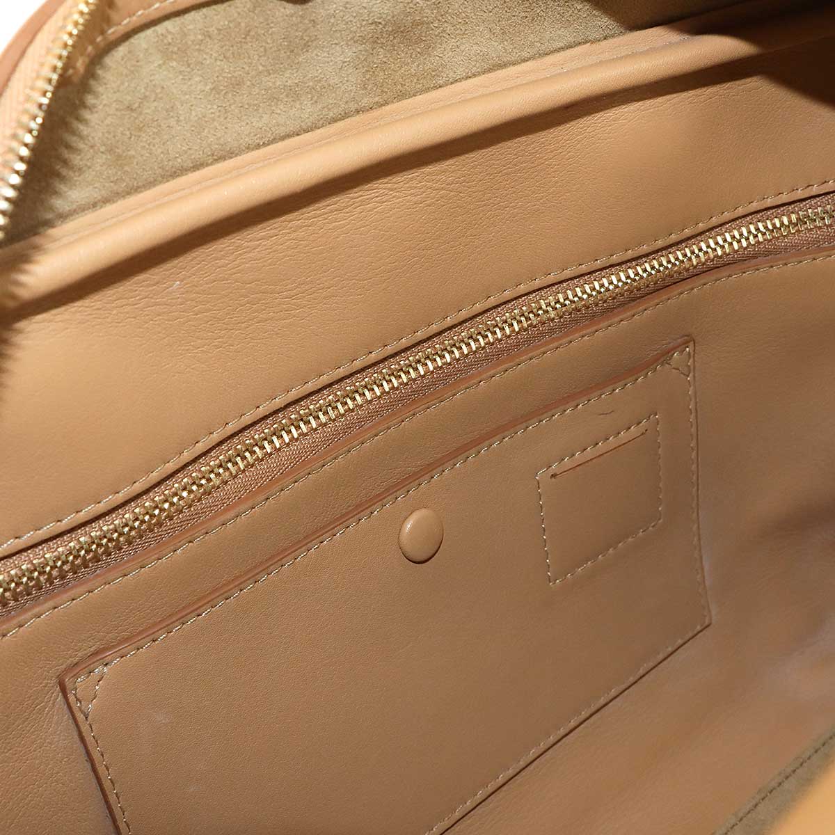 Amazona 28 Hand Shoulder Bag Jacquard Leather Brown Red Anagram