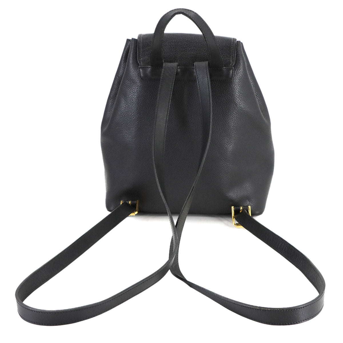 Backpack Leather Black Vintage Purse