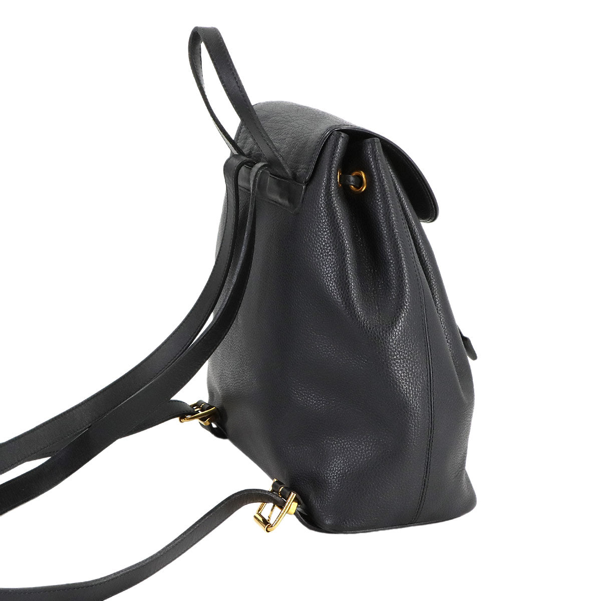 Backpack Leather Black Vintage Purse