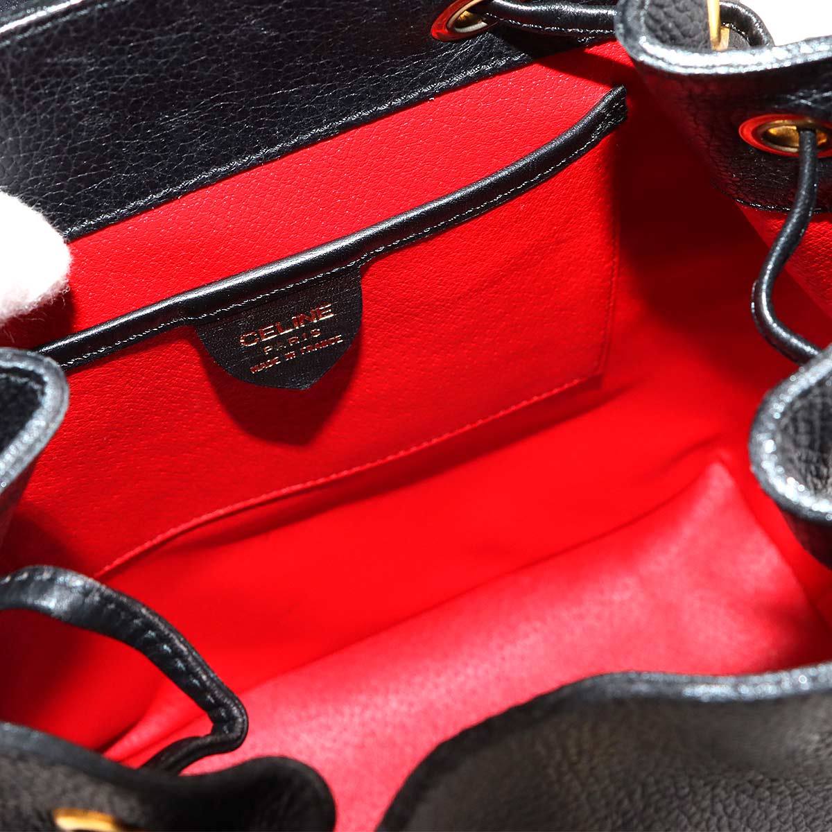 Backpack Leather Black Vintage Purse