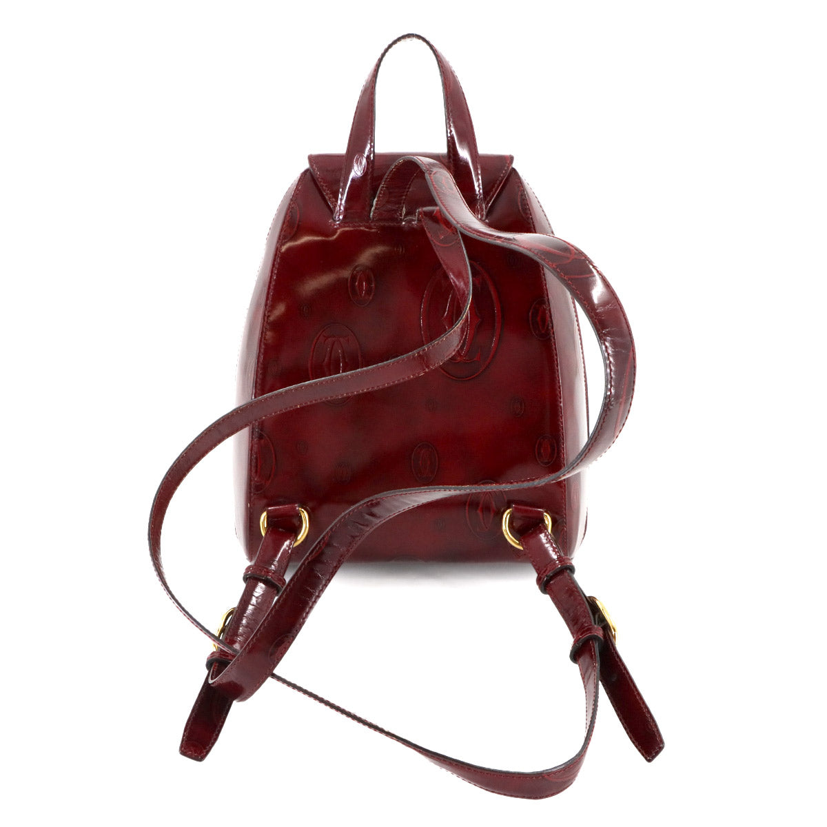 Happy Birthday BackPack Patent Leather Bordeaux L1000244