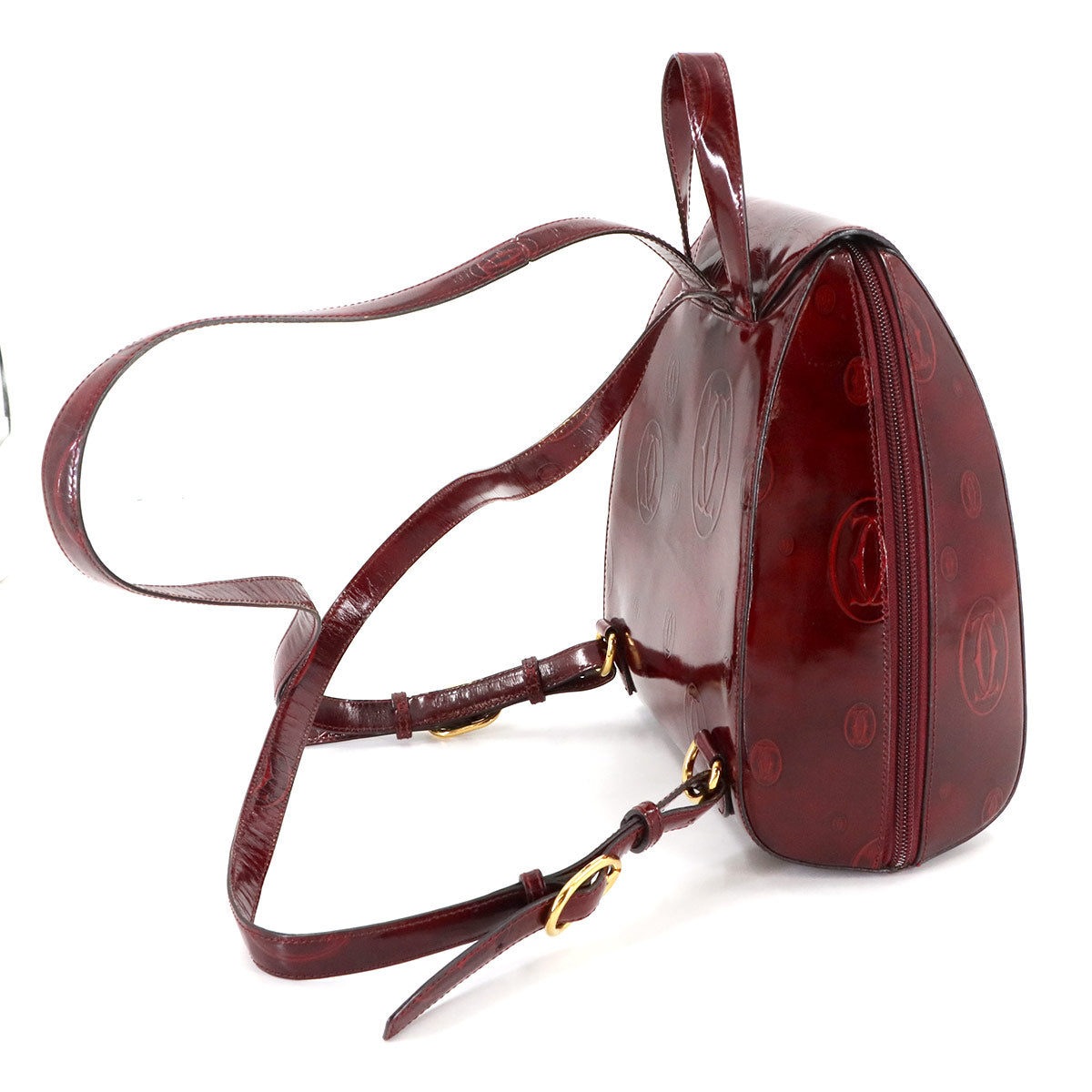 Happy Birthday BackPack Patent Leather Bordeaux L1000244