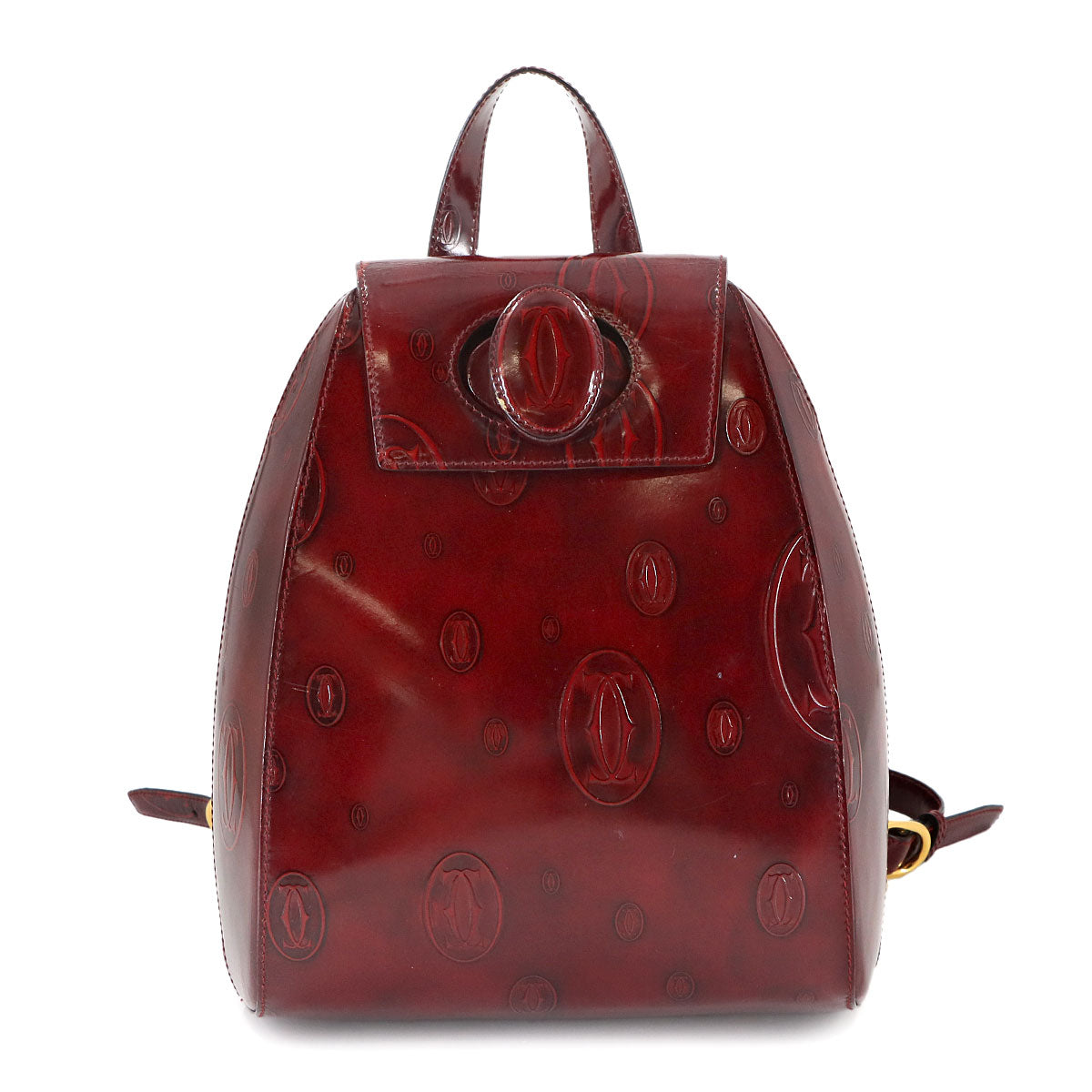 Happy Birthday BackPack Patent Leather Bordeaux L1000244