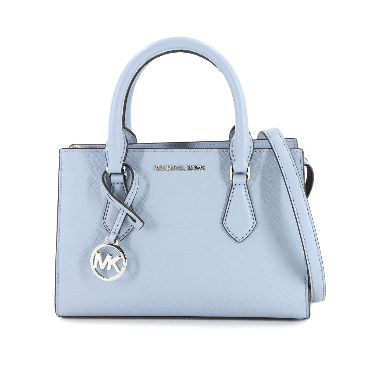 Sheila Hand Shoulder Bag Leather Blue 35S3S6HS5L Purse