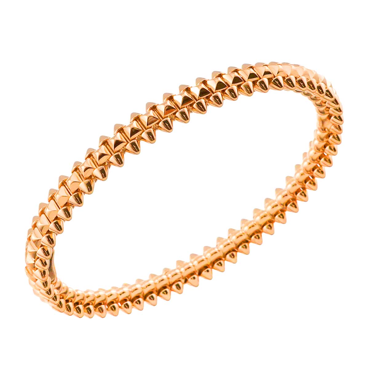 CLASH DE CARTIER SM Bracelet Bangle 18K Pink Gold 750 Size15