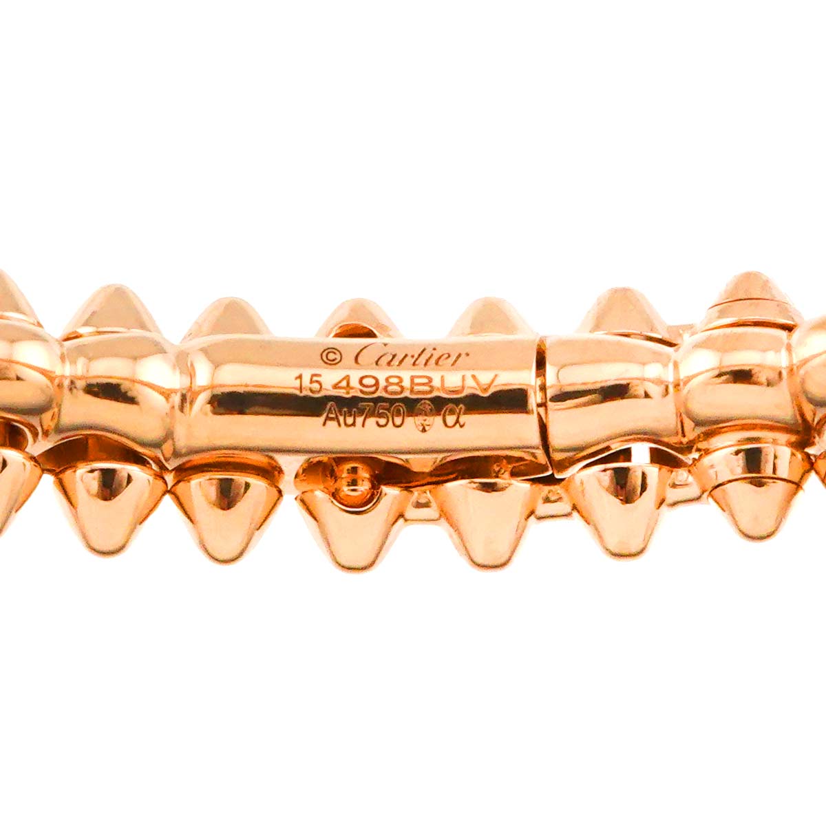 CLASH DE CARTIER SM Bracelet Bangle 18K Pink Gold 750 Size15