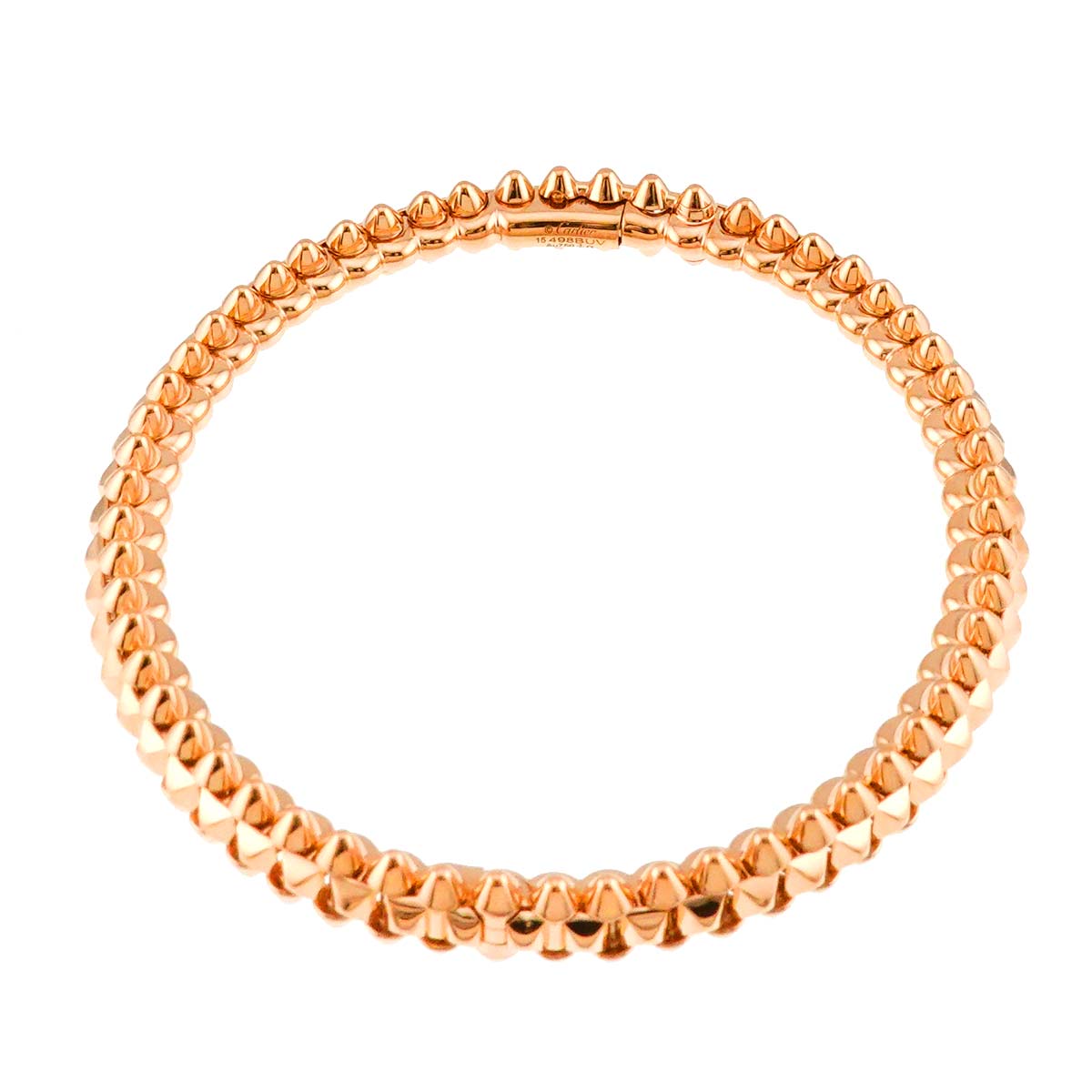 CLASH DE CARTIER SM Bracelet Bangle 18K Pink Gold 750 Size15