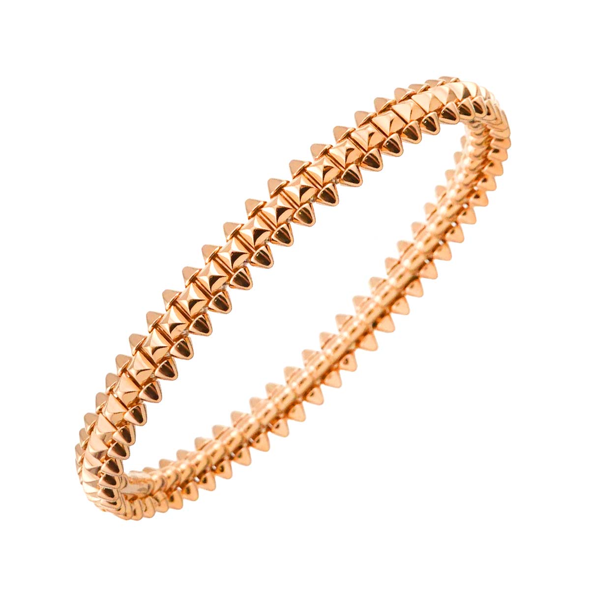 CLASH DE CARTIER SM Bracelet Bangle 18K Pink Gold 750 Size15