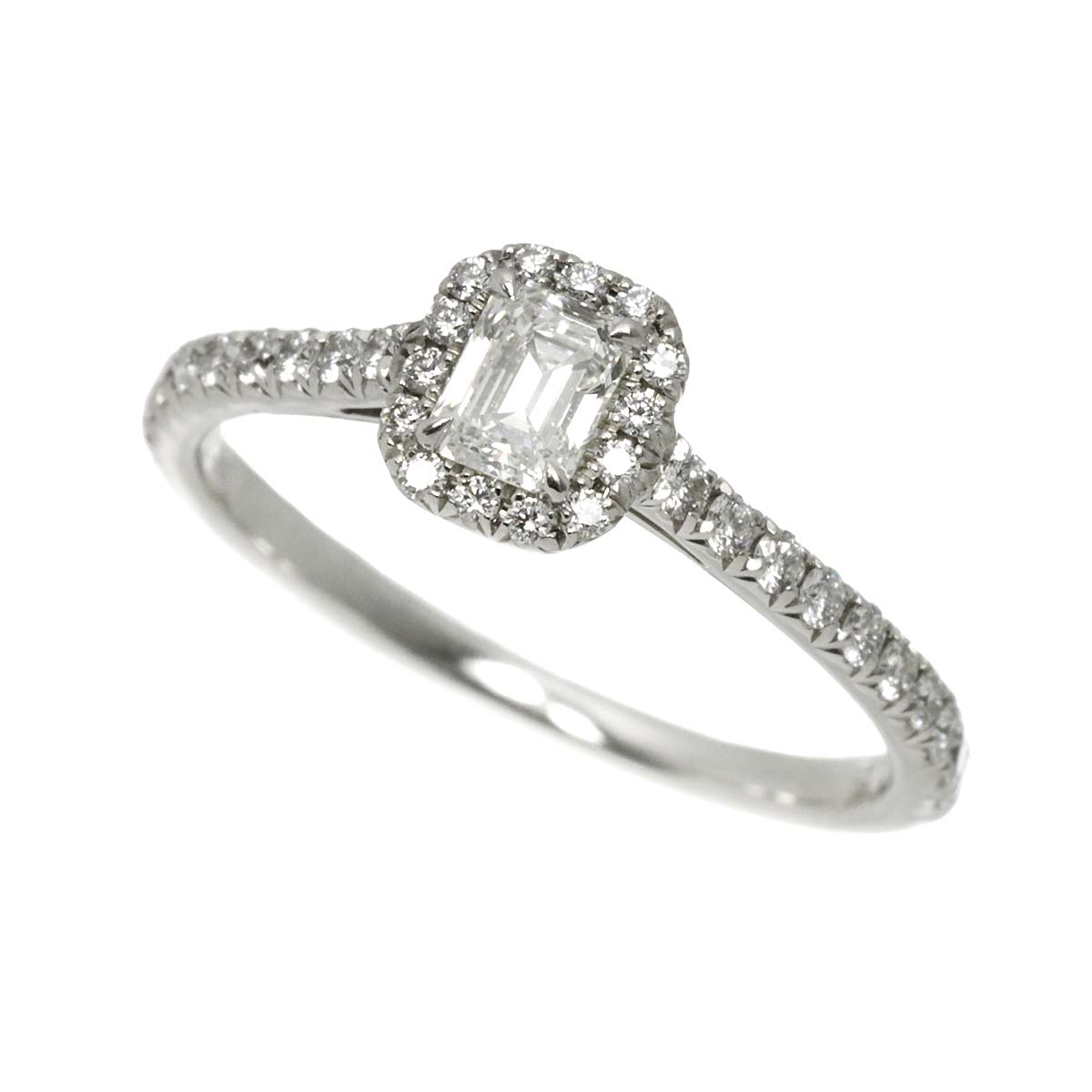 Diamond 0.26ct G/VVS2 Ring Platinum Size4.75-5(US)