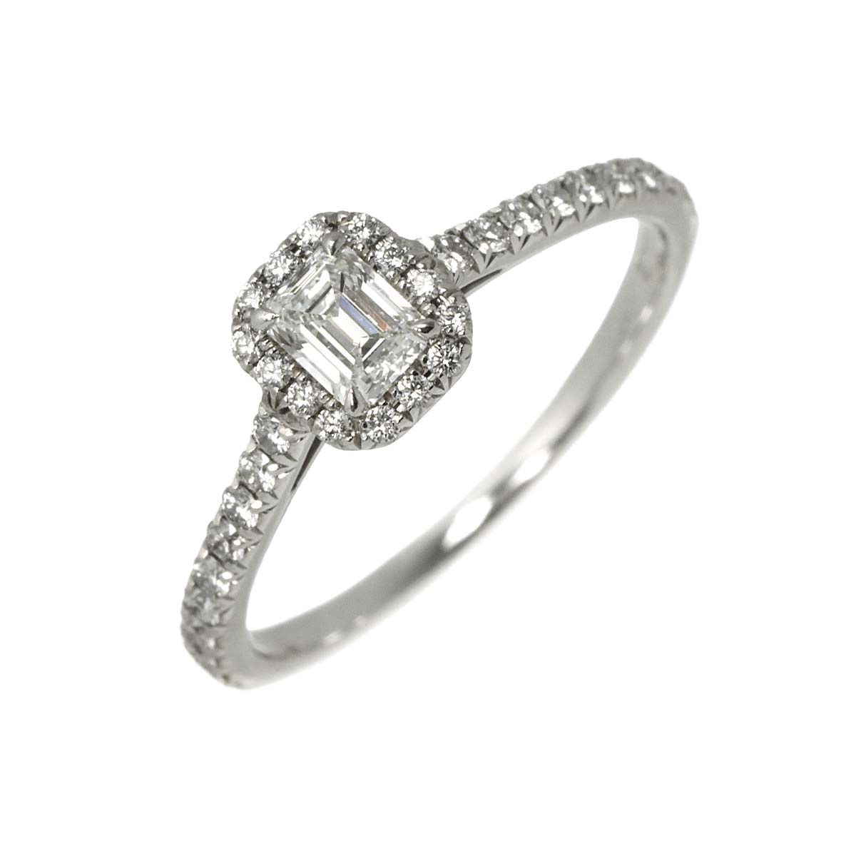Diamond 0.26ct G/VVS2 Ring Platinum Size4.75-5(US)