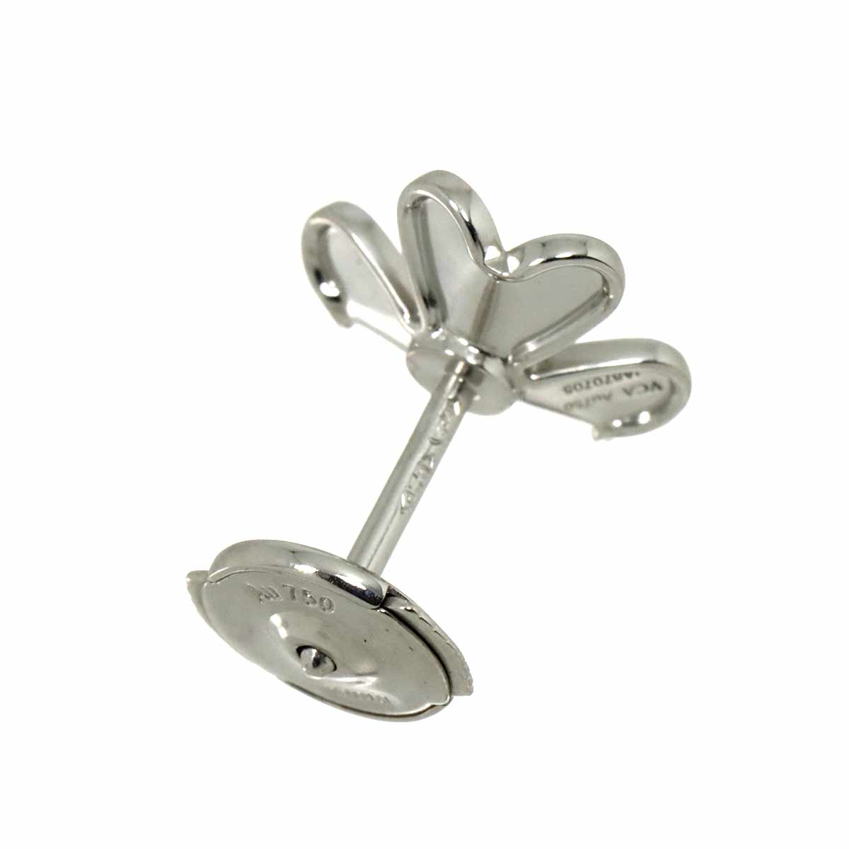 FRIVOLE Mini Diamond Earrings Pierced 18K WG 750