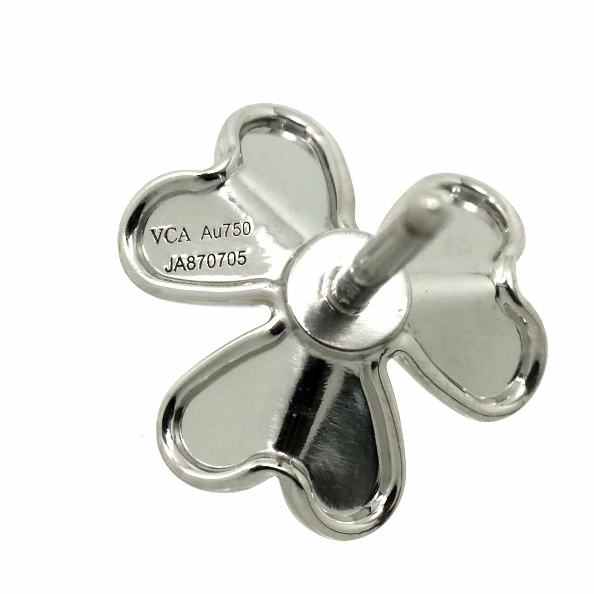 FRIVOLE Mini Diamond Earrings Pierced 18K WG 750