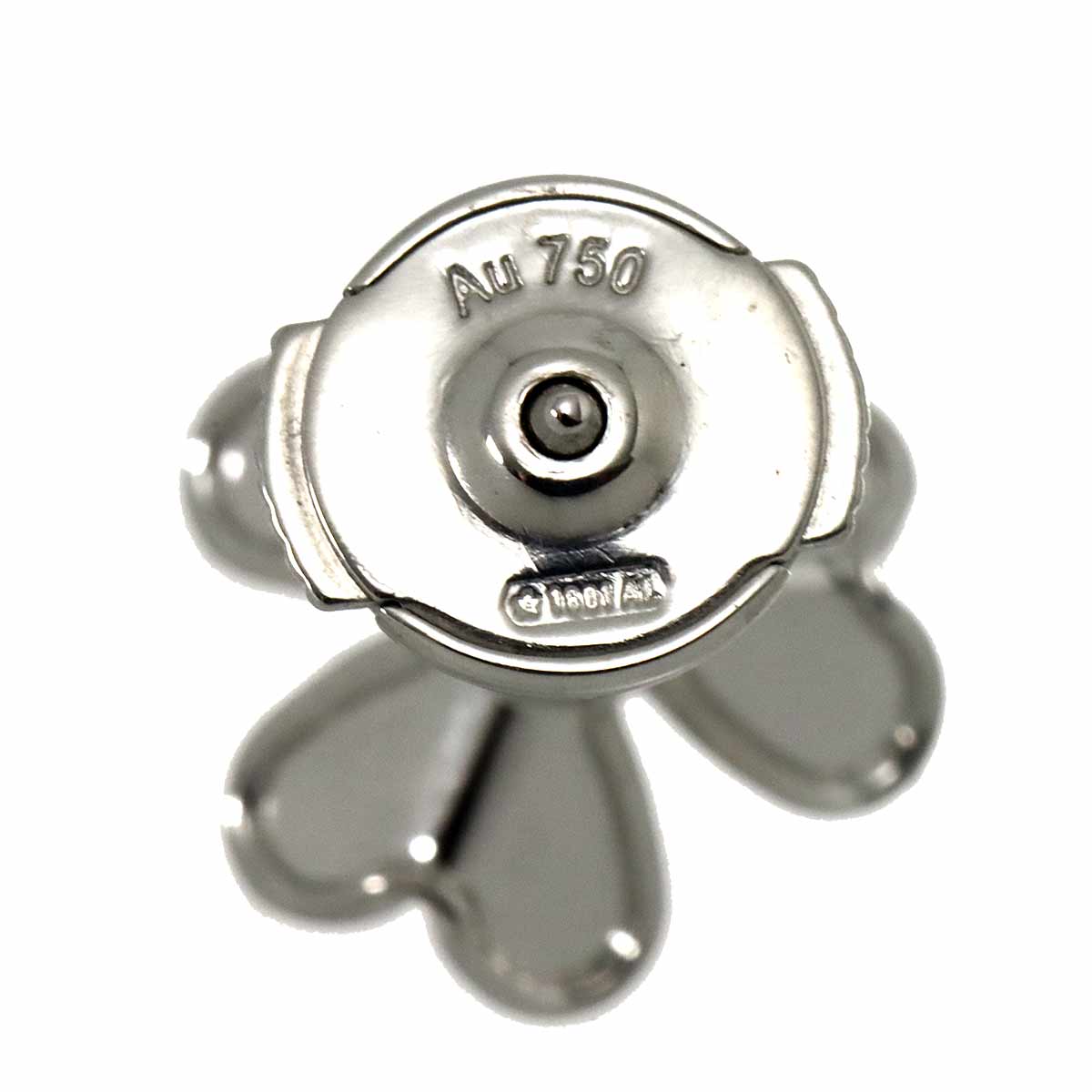 FRIVOLE Mini Diamond Earrings Pierced 18K WG 750