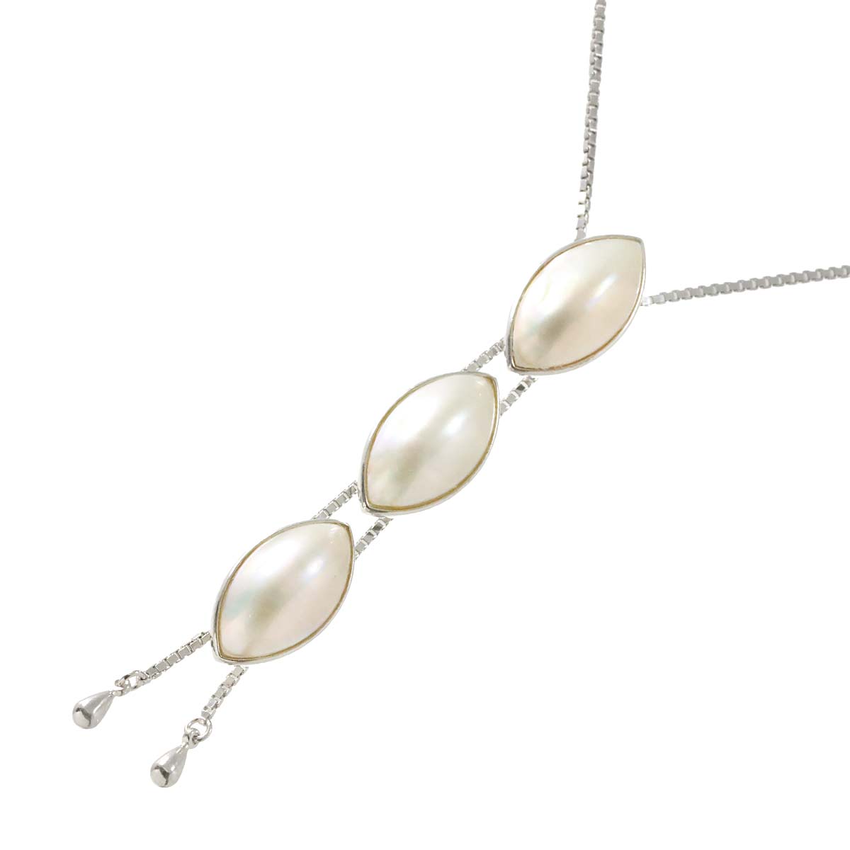 Mabe Pearl Necklace SV Silver 925