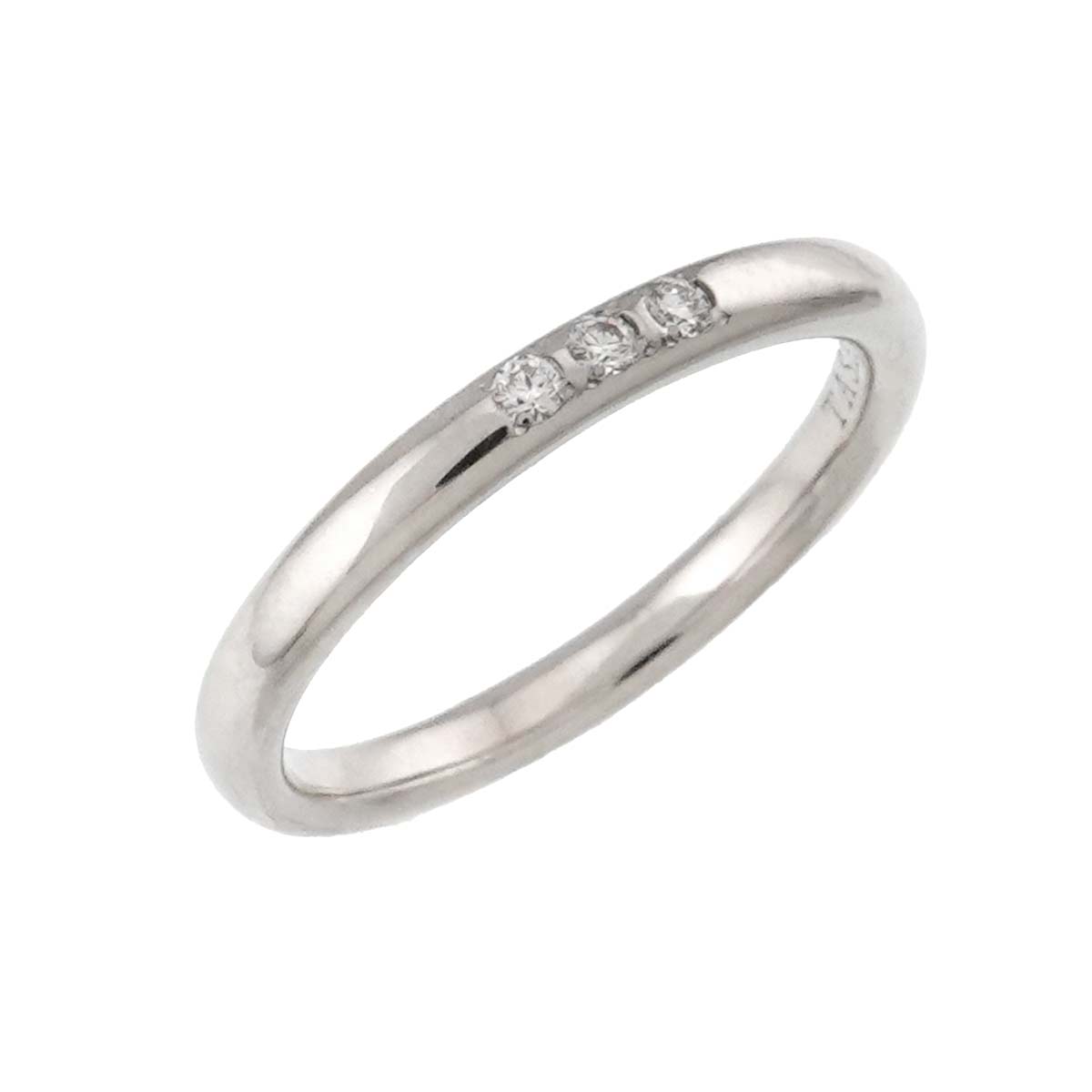 Diamond 0.02ct Ring Platinum size3-3.25(US)