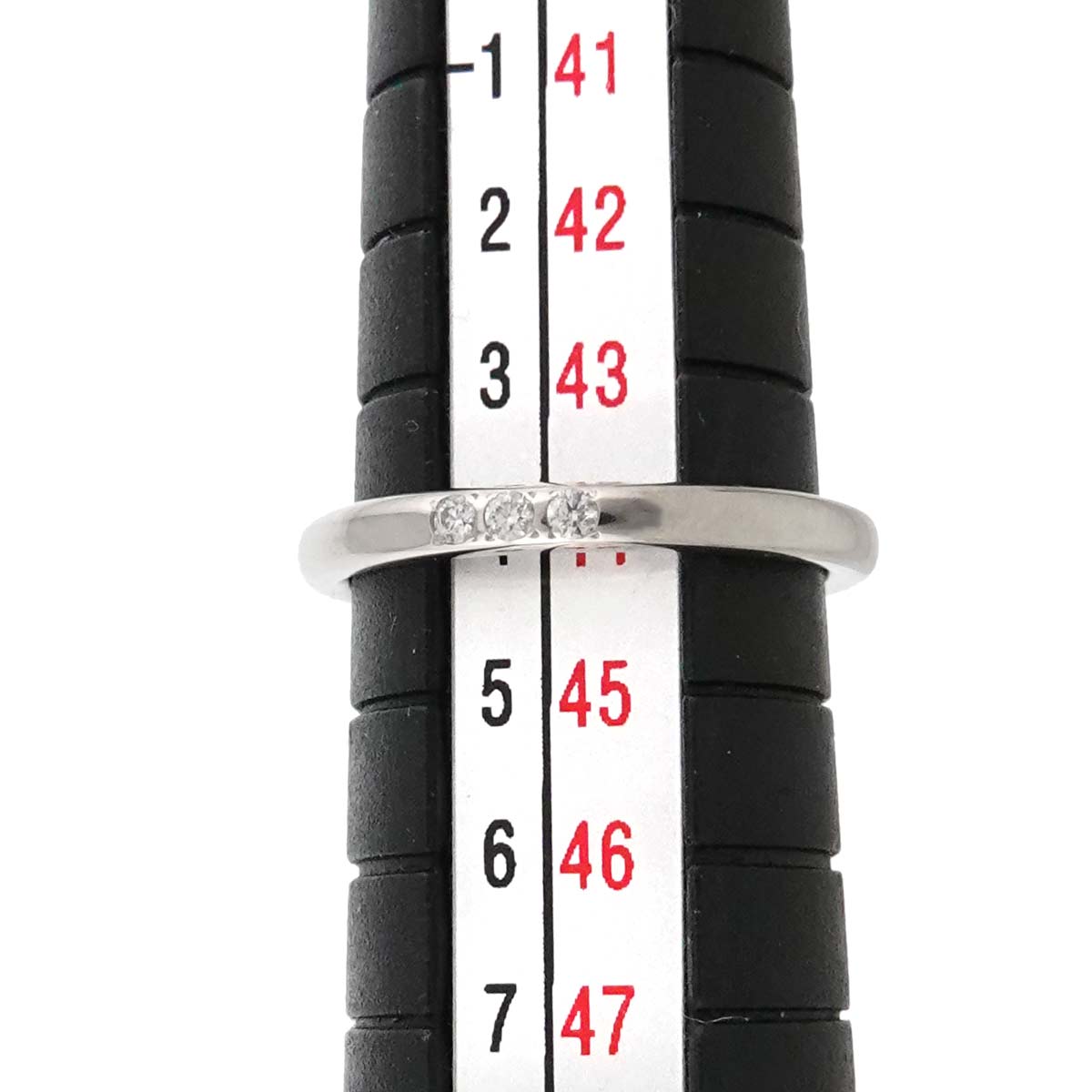 Diamond 0.02ct Ring Platinum size3-3.25(US)