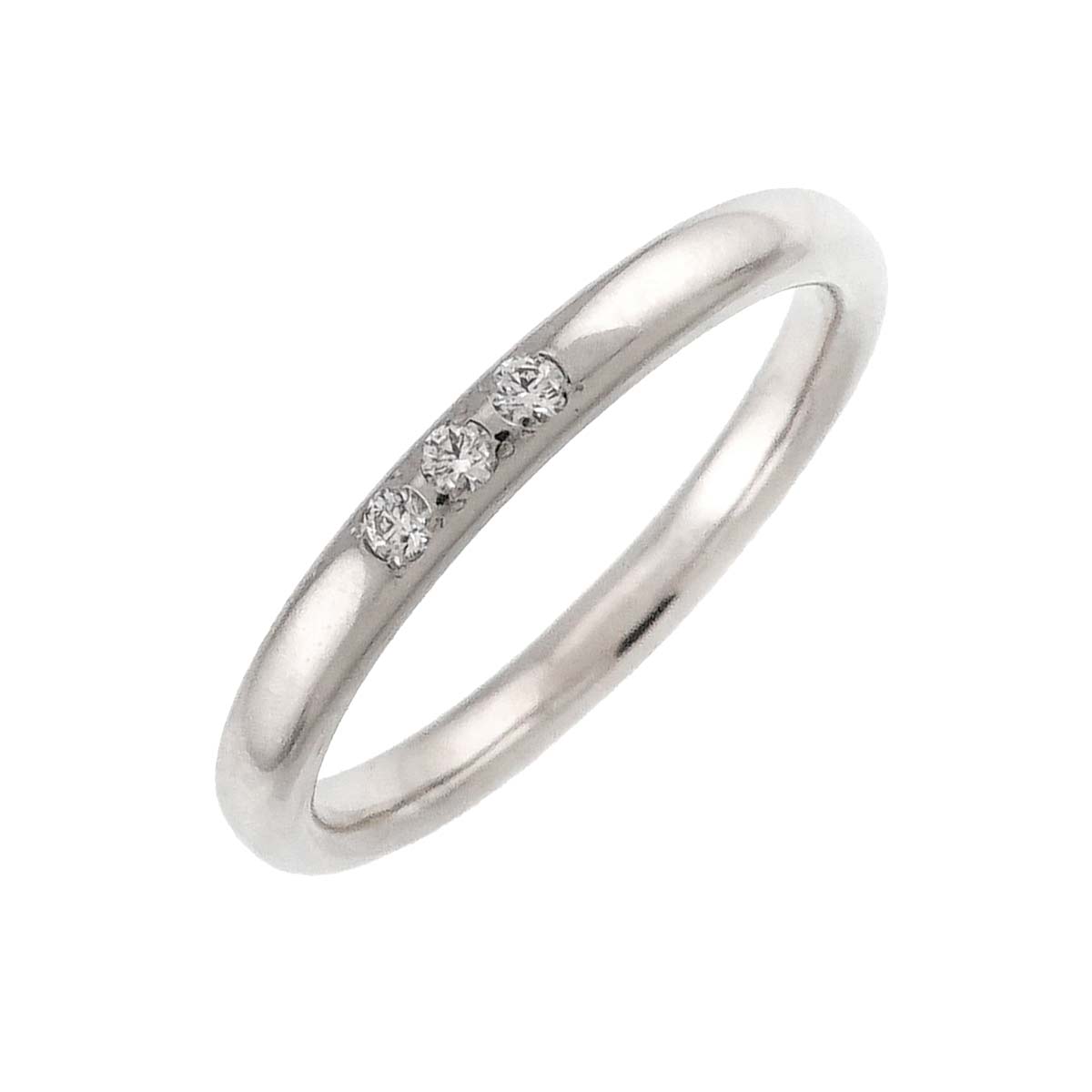 Diamond 0.02ct Ring Platinum size3-3.25(US)