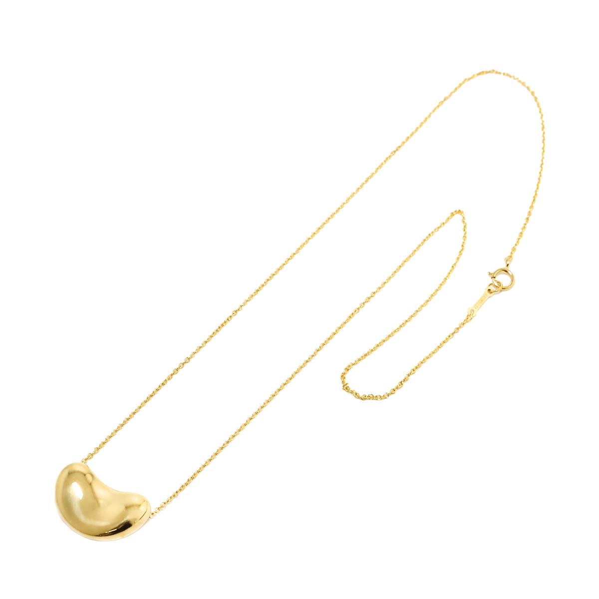 Bean Necklace 18K Yellow Gold 750