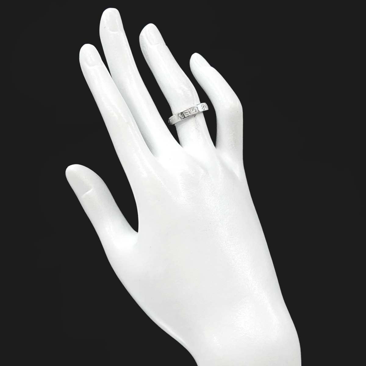 B-ZERO1 Diamond Ring 18K WG 750 size5.25(US)